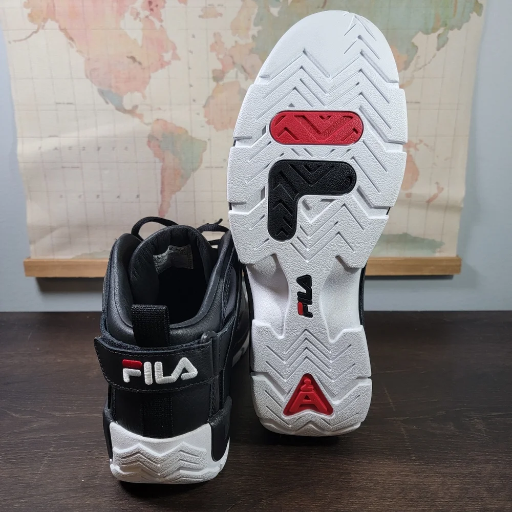 BRAND NEW Fila Grant Hill 2 96' Black White Red Men's Size 11.5 - Picture 7 of 7